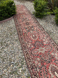 Super Long and Narrow Vintage Runner / 30 Foot Skinny Narrow Vintage Persian Runner #4319ML / 2’8 x 30’