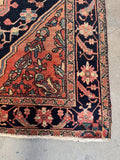 Antique Persian Ferahan Sarouk / 4’2 x 6’9 Rug #4337