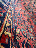 7x10 Floral Antique Persian Rug #4415