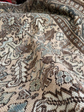 Antique Persian Heriz / 6’9 x 10’1 Neutral Persian Rug #4442