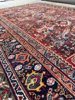 Antique Persian Meshkabad Mahal / 7’1 x 10’4 Rug #4045