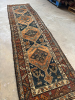 3x11 Antique Persian Tribal Runner #4240ML