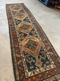 3x11 Antique Persian Tribal Runner #4240ML