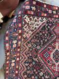 Vintage Tribal Persian Rug / 5’6 x 9’7 Shiraz Rug #4405ML