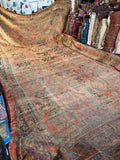 Palatial Antique Turkish Oushak Rug / 16’5 x 26’5