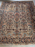 7’ x 8’4 Antique and Time Softened Gorevan Heriz Rug #4073