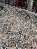 Antique Worn Persian Rug / Mahal 8’5 x 12’5 Rug #4292ML