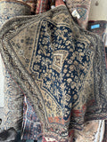 Small Neutral Square Antique Rug / 3’9 x 3’9 Caucasian Rug #4528