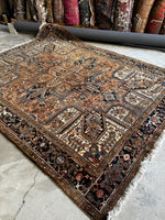 9x12 Vintage Full Pile Tribal Heriz rug / 9x12 Vintage Rug #2118