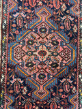 Antique Persian Scatter Rug / 2’4 x 4’3 Hamadan Rug #4368