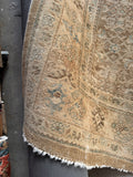 Large Warm and Neutral Antique Persian Tabriz Rug / 7’ x 10’7 Rug #TBD