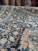 9x12 Antique Persian Floral Rug #4281