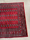6'2 x 9'4 Vintage Afghani Bokhara Rug #2794