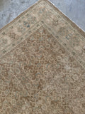 Large Warm and Neutral Antique Persian Tabriz Rug / 7’ x 10’7 Rug #TBD