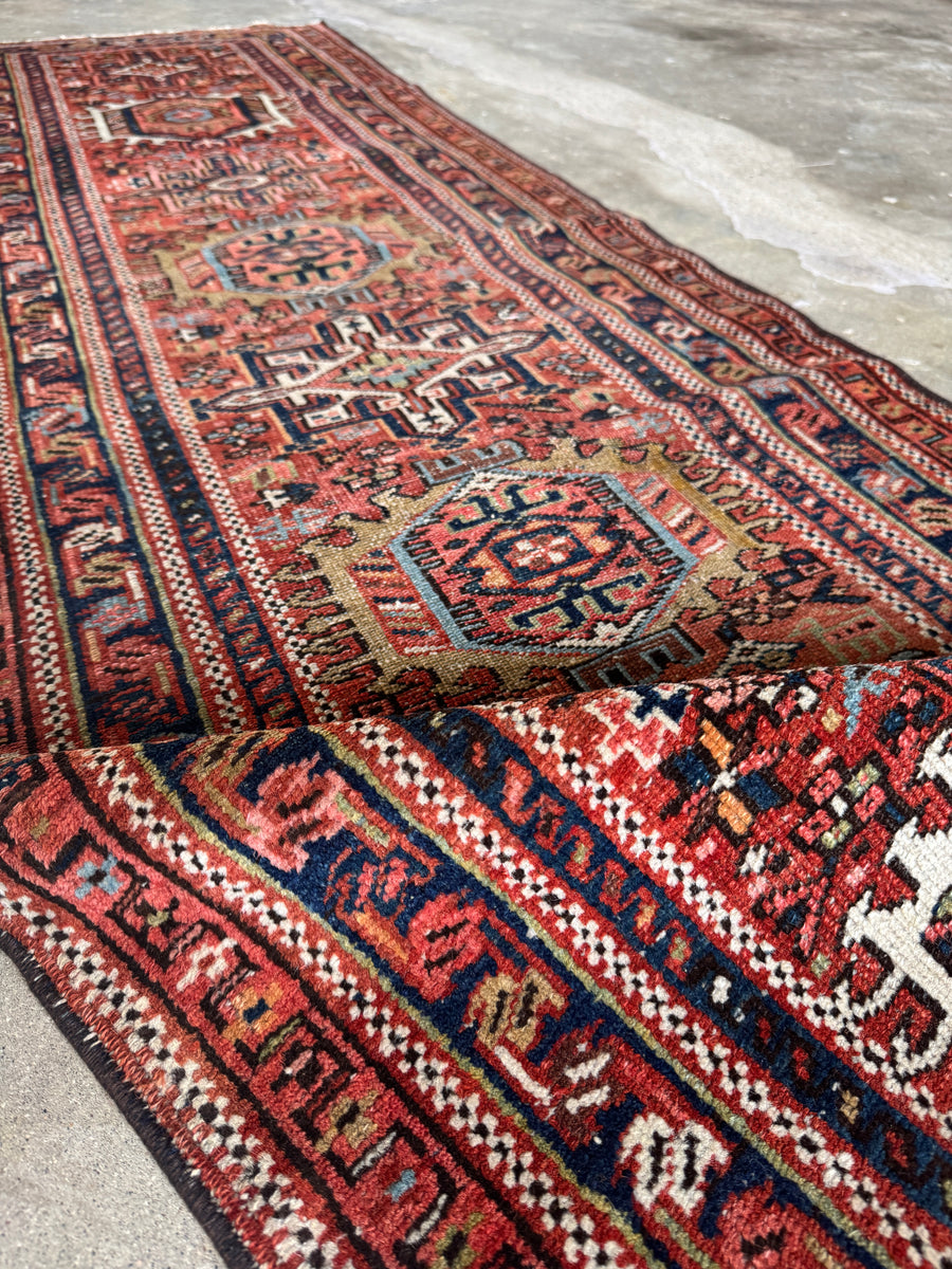 Skinny Narrow Vintage Persian Runner / 2’5 x 8’3 Antique Persian Runne ...