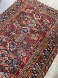 Antique Persian Meshkabad Mahal / 7’1 x 10’4 Rug #4045