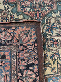 Small Floral Persian Rug / Ferahan Sarouk #4317