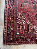 10x14 Tribal Antique Persian Heriz Rug #3668