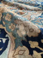 9x12 Antique Persian Floral Rug #4281