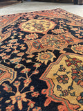 Antique Persian Ferahan Sarouk / 4’2 x 6’9 Rug #4337