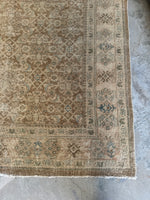 Large Warm and Neutral Antique Persian Tabriz Rug / 7’ x 10’7 Rug #TBD