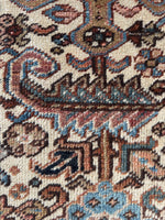 7’ x 8’4 Antique and Time Softened Gorevan Heriz Rug #4073