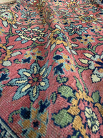 7x10 Floral Persian Rug #3337 FIRST PAYMENT