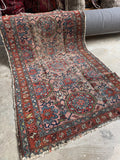 Worn Persian Scatter Rug / 2’5 x 3’9 Persian Rug #4303