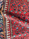 19th Century Full Pile Persian Veramin Runner / 4’3 x 10’1 Rug #3105-A