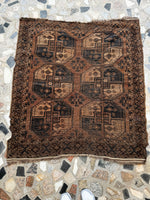 Square Antique Rug #3705