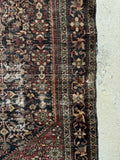 Small Antique Persian Rug / 3’5 x 4’6  Ferahan Rug #4201ML
