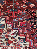 Large Persian Heriz Rug / 8’2 x 11’6 Antique Heriz #4414