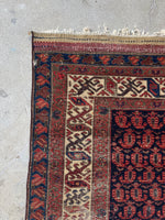 5x7 Vintage Persian Tribal Rug #854ML
