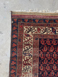 5x7 Vintage Persian Tribal Rug #854ML