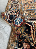 9x12 Vintage Full Pile Tribal Heriz rug / 9x12 Vintage Rug #2118