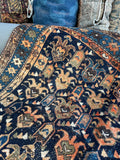 Small Antique Persian Rug / 3’2 x 4’6 Rug #4395