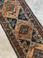 3x11 Antique Persian Tribal Runner #4240ML