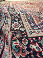 Antique Persian Mahal / 10’2 x 13’4 Rug #4044