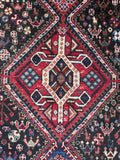 Vintage Tribal Persian Rug / 5’6 x 9’7 Shiraz Rug #4405ML