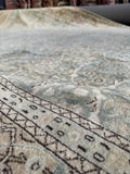 7x10 Muted Vintage Persian Rug #4046