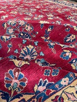 10x13 Antique Persian Kerman Rug #4041