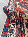 11 Foot Antique Persian Camel Hair Runner / 3’2 x 11’ Rug #3950