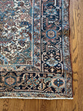 7’ x 8’4 Antique and Time Softened Gorevan Heriz Rug #4073 - ON MEMO