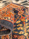 Antique Persian Mini Sultanabad Mahal Late 19th Century / 1’9 x 3’ Rug #217