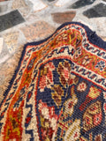 Antique Persian Mini Sultanabad Mahal Late 19th Century / 1’9 x 3’ Rug #217
