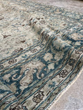 8x11 Muted Antique Floral Persian Rug #3355