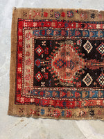 4x10 Camel Hair Antique Persian Runner #4243ML