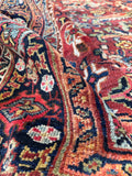 Antique Persian Meshkabad Mahal / 7’1 x 10’4 Rug #4045