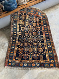 Small Antique Persian Rug / 3’2 x 4’6 Rug #4395