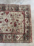 Worn Antique Turkish Rug / 4' x 6'4 Rug #1216ML